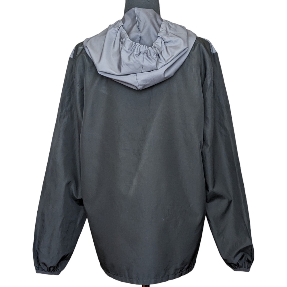 PINK Victoria's Secret | Women's Black and Grey Windbreaker Size (XS) - Picture 2 of 7